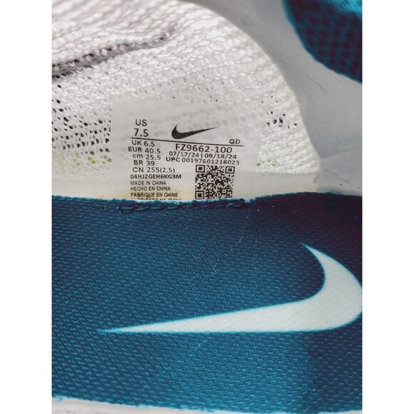 Mens 7.5 Nike Zoom Superfly Elite 2 Flyknit White Green Spikes FZ9662-100 (W 9) main image 5